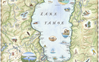 Lake Tahoe Map 