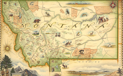 Montana State Map